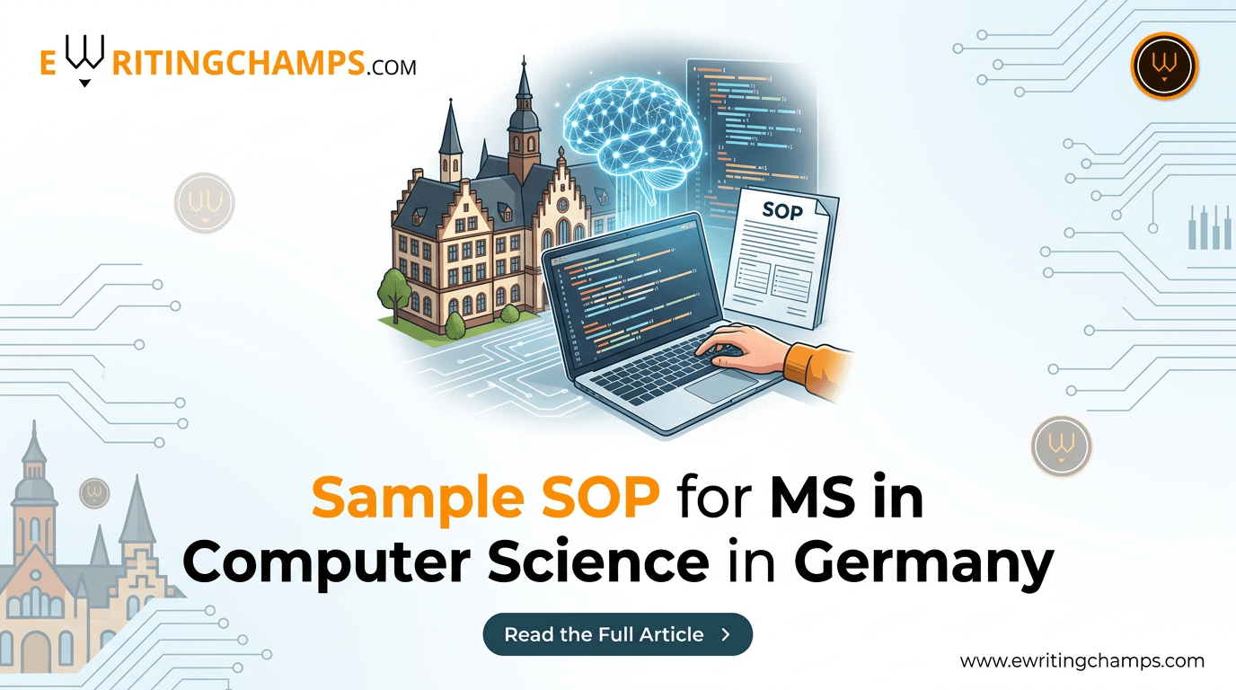 Sample SOP for MS in Computer Science in Germany