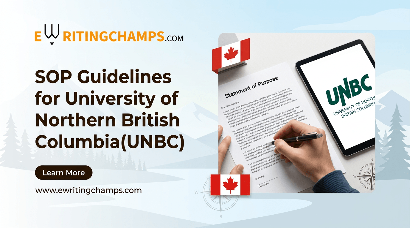 SOP Guidelines for University of Northern British Columbia(UNBC)