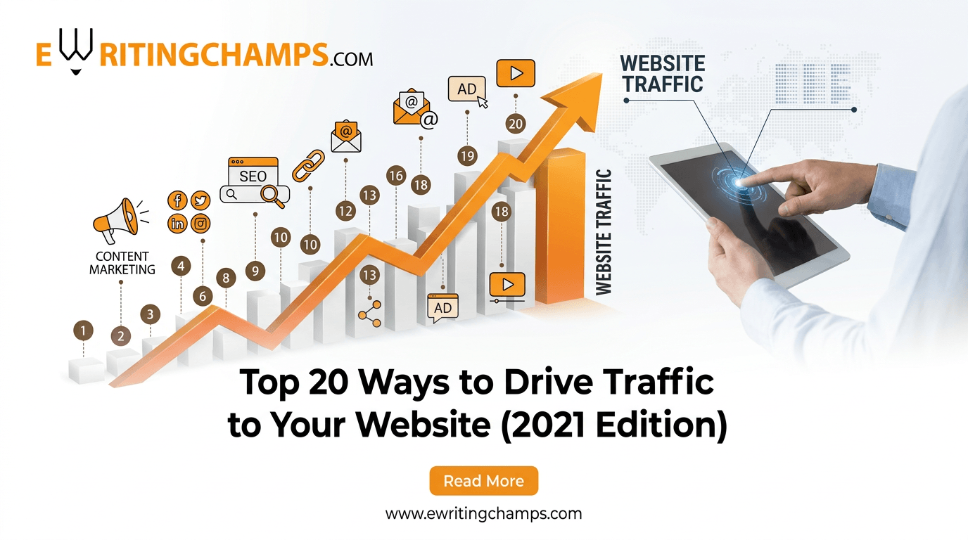 Top 20 Ways to Drive Traffic to Your Website (2021 Edition)